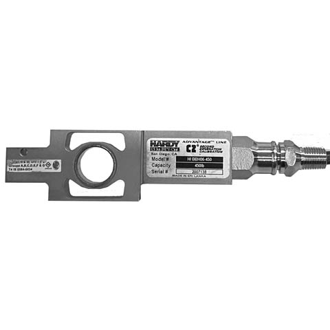 HIBBH06 - C2® Stainless Steel, Hermetically Sealed Bending Beam Load Cell (44 lbs - 450 lbs)